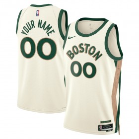 Män Boston Celtics Tröja Skräddarsydda Nike 2023-24 City Edition Vit Swingman